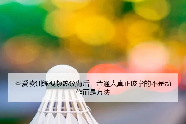 谷爱凌训练视频热议背后，普通人真正该学的不是动作而是方法